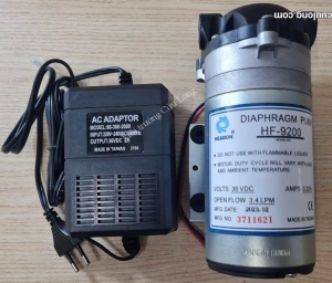 Bơm tăng áp 36VDC HEADON HF-9200 + Nguồn 36VDC/2A - Made in Taiwan