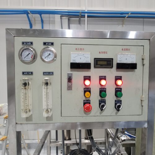 Hệ thống lọc nước RO của nhà máy bia Đức MAD trong KCN Tân Kim sau khi được cải tạo