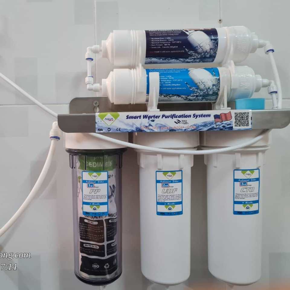 Máy lọc nước tại vòi UF 5 cấp May loc nuoc tai voi UF 5 cap