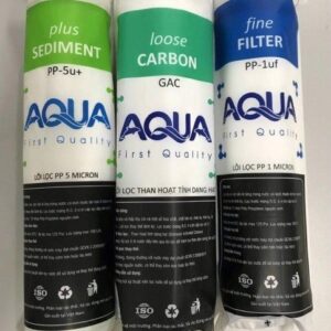 Bộ lõi lọc 123 10inch AQUA