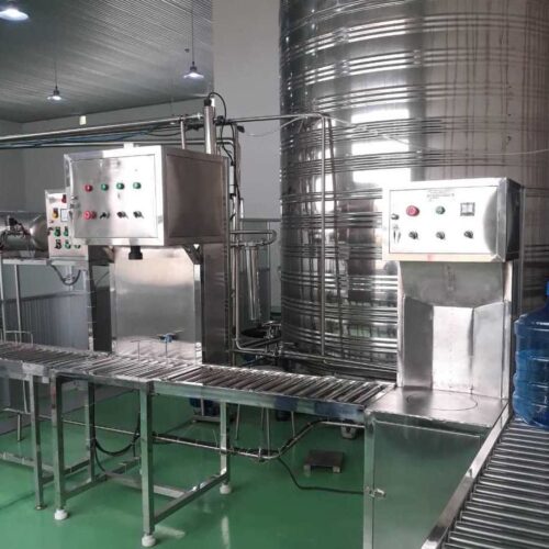 dây chuyền chiết rot đóng bình