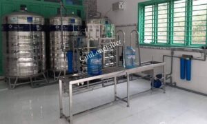 dây chuyền sản xuất nước đóng bình đóng chai