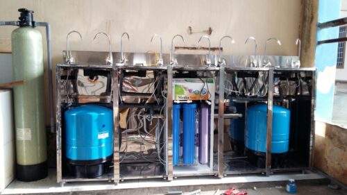 Máy lọc nước RO Bán Công nghiệp AQUA vỏ inox