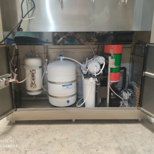 Máy lọc nước RO Bán Công nghiệp AQUA (50 lít/giờ) tích hợp Nóng Lạnh