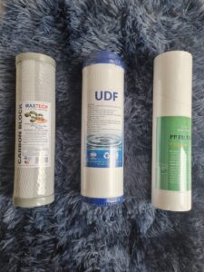 Bộ lõi lọc 123 10inch AQUA 4 Bộ lõi lọc 10 inch