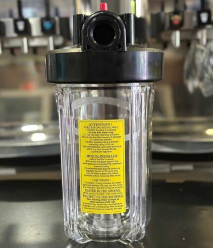 Ly lọc Bigblue 10inch màu trong suốt Ø34