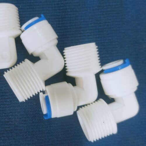 Linh kiện lọc nước - 10 cái Co răng ngoài 17-6 3 Co răng ngoài 17 ra ống phi 6