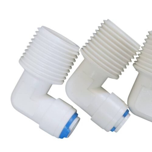 Linh kiện lọc nước - 10 cái Co răng ngoài 21-6 2 Co răng ngoài 21 ra ống phi 6