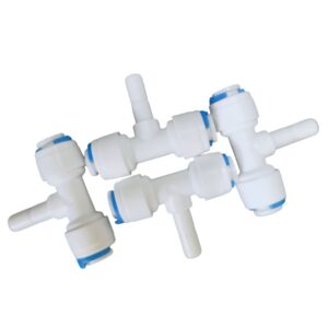 Linh kiện lọc nước - Tê giữa C6-D6-C6 1 Te giua 1 dau dut ra 2 dau noi nhanh phi 6