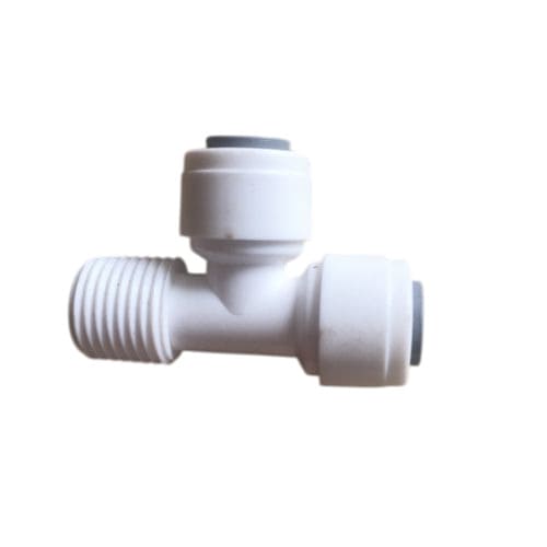 Linh kiện lọc nước - Tê lệch răng ngoài 13-6- 6 2 Tê lệch răng ngoài 13 ra nối nhanh phi 6