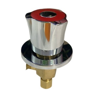 Linh kiện lọc nước - Núm khóa nước NÓNG máy nóng lạnh 4 Núm khóa nước NÓNG máy nóng lạnh Inox SS304