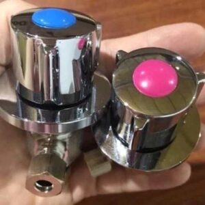 Linh kiện lọc nước - Núm khóa nước RO máy nóng lạnh 3 num van khoa nuoc may nong lanh