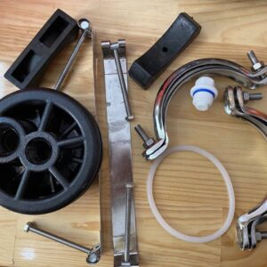 Linh kiện lọc nước - Bộ phụ kiện vỏ màng RO Inox 4040 1 phu kien vo mang ro 4040 inox